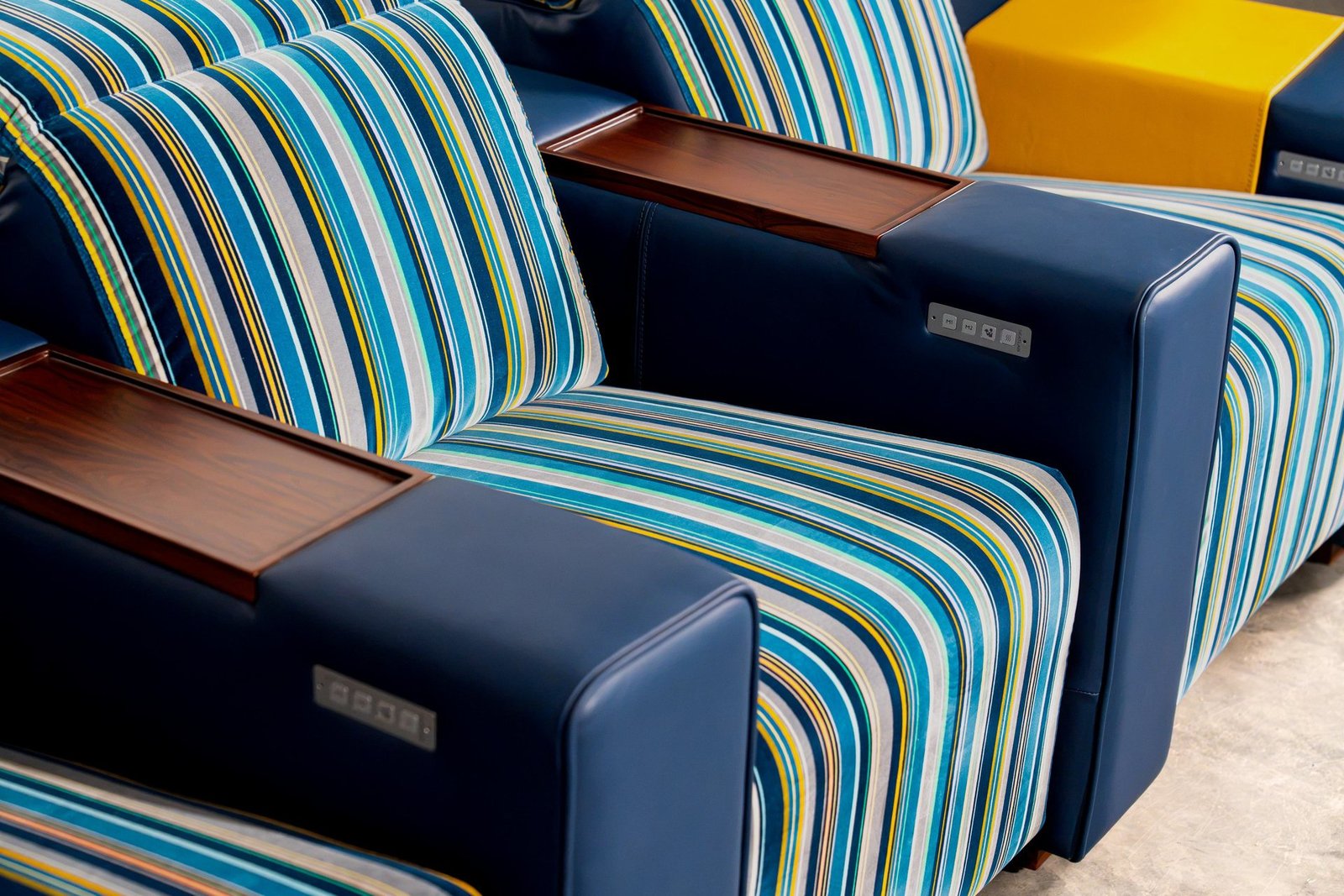 Signature stripe textile